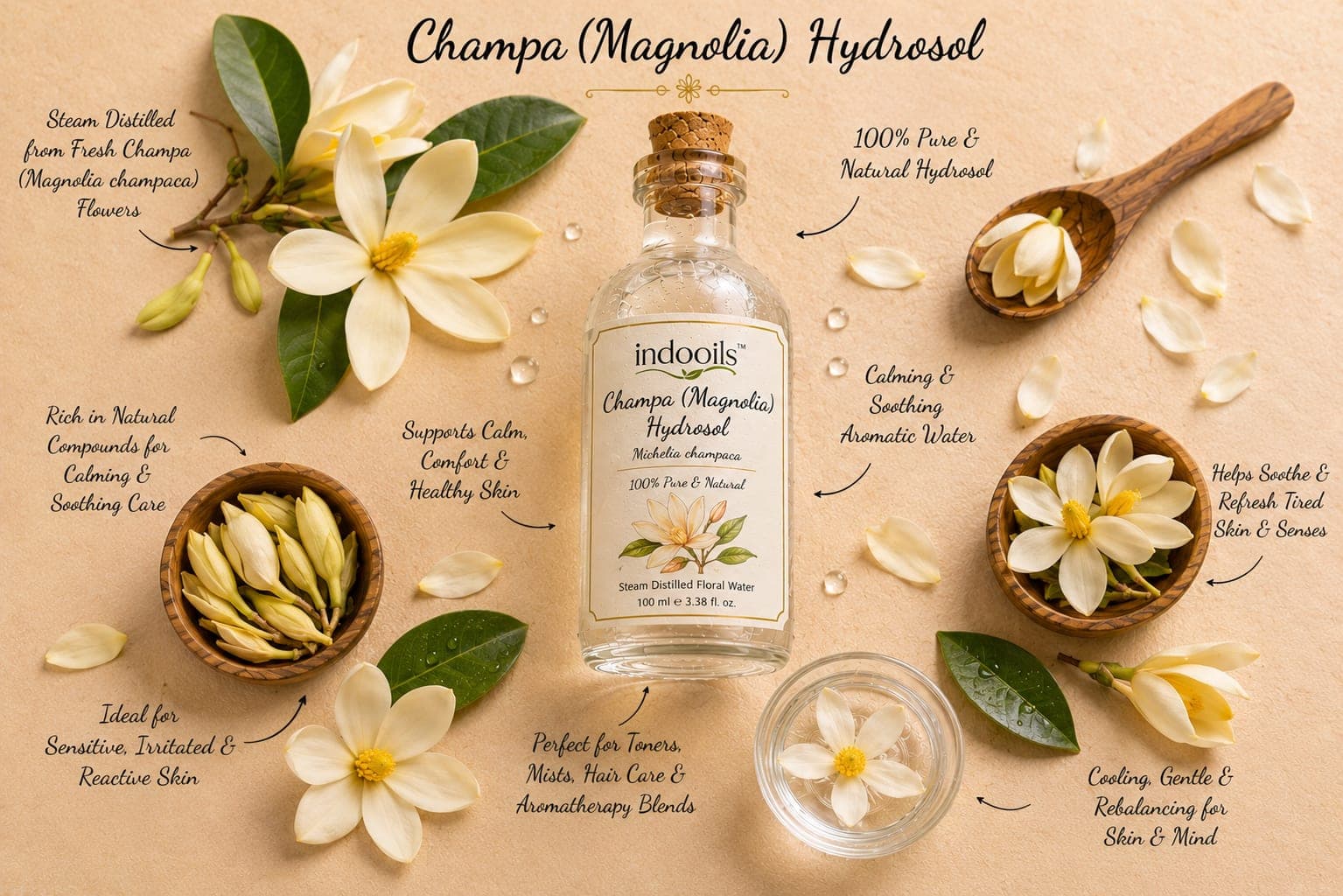 Champa (Magnolia) Hydrosol