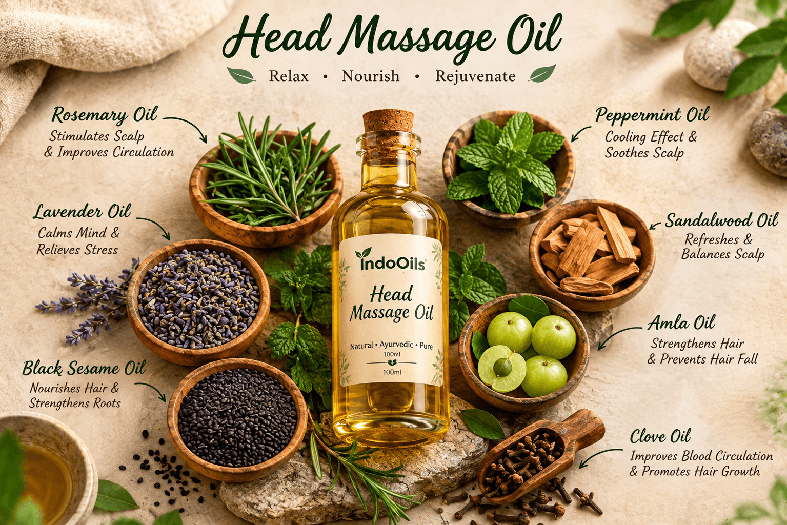 Head Massage Oil