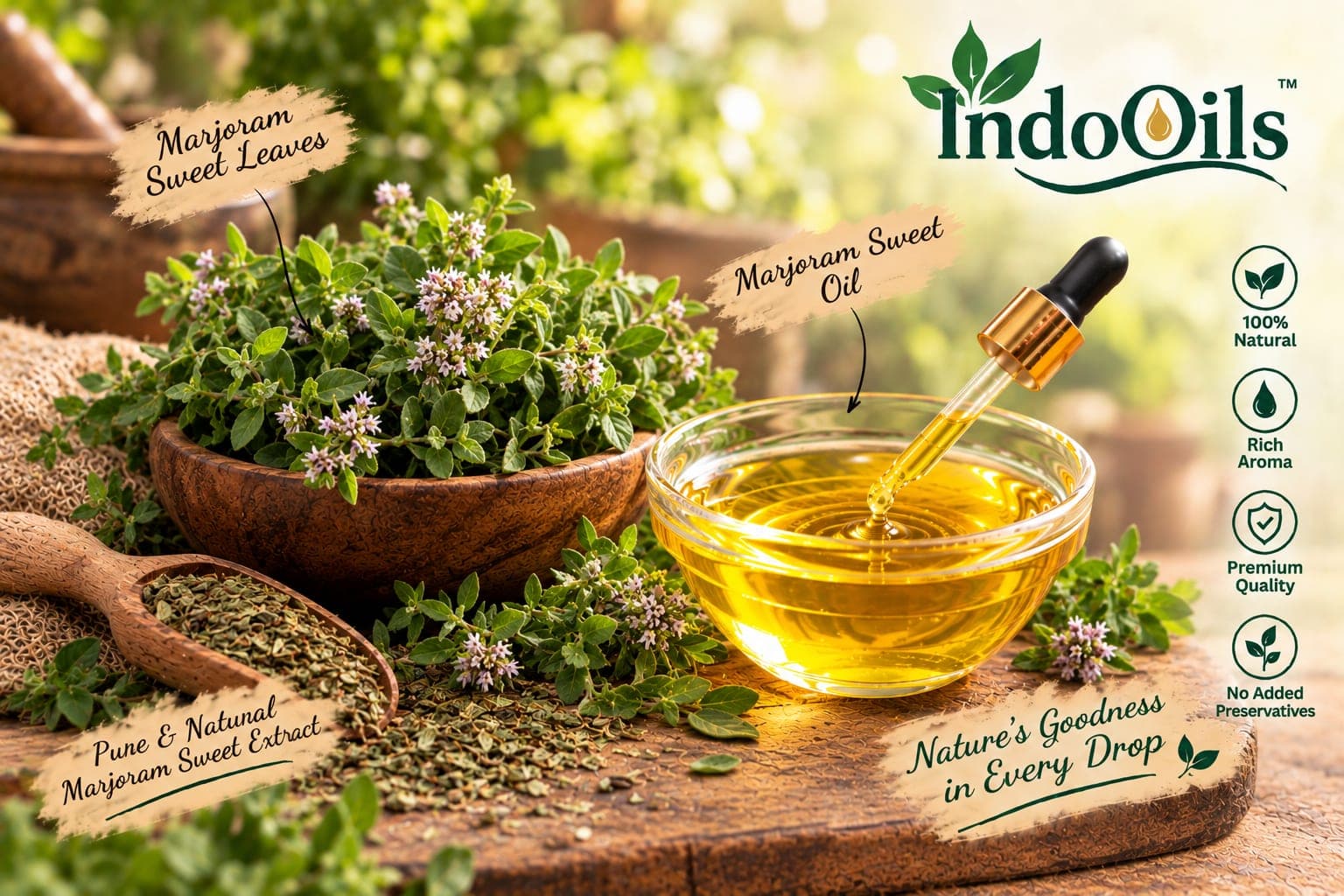 Marjoram sweet oil