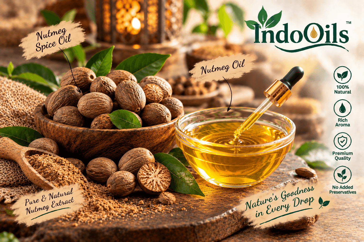 Nutmeg spice oil