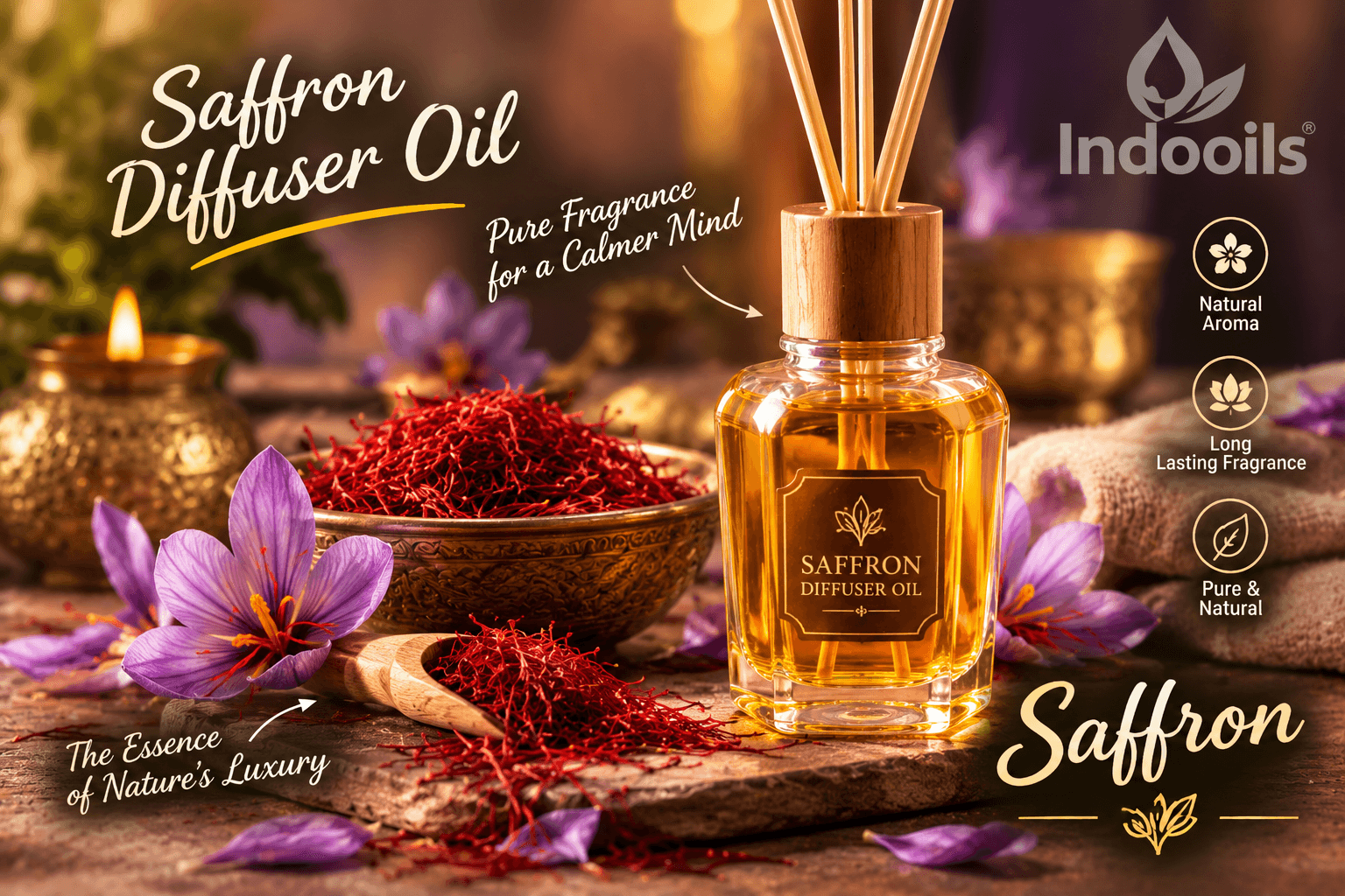 Saffron Diffuser Oil