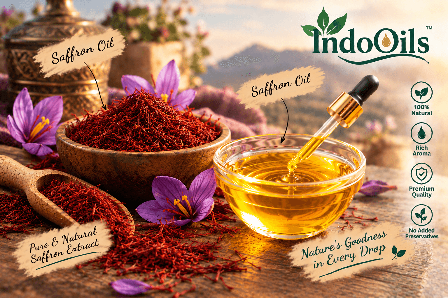 Saffron Oil