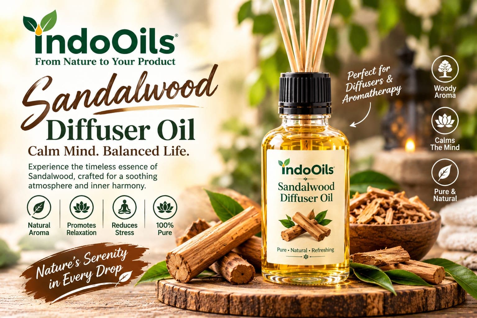 Sandalwood Diffuser Oil