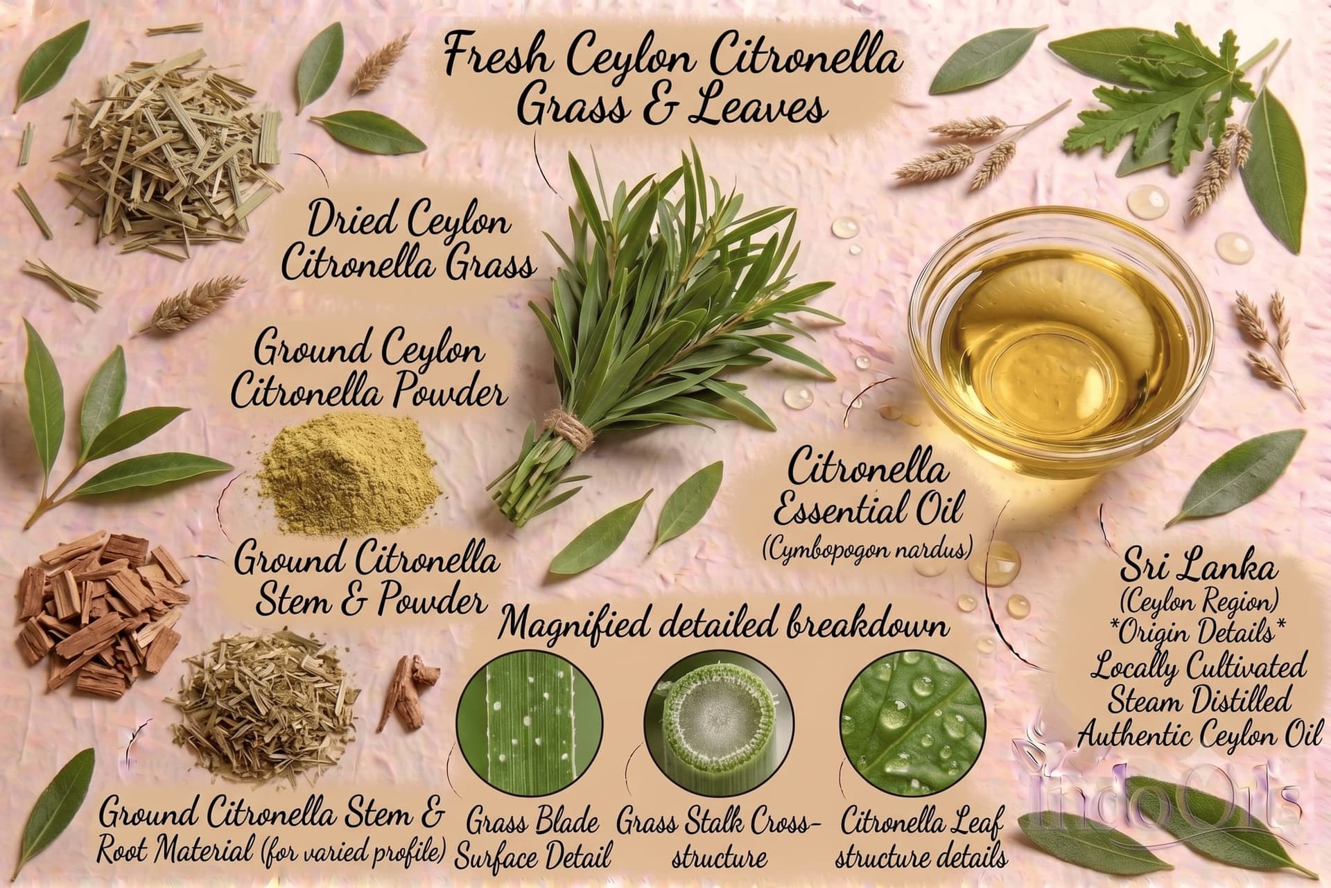 Citronella Essential Oil Ceylon