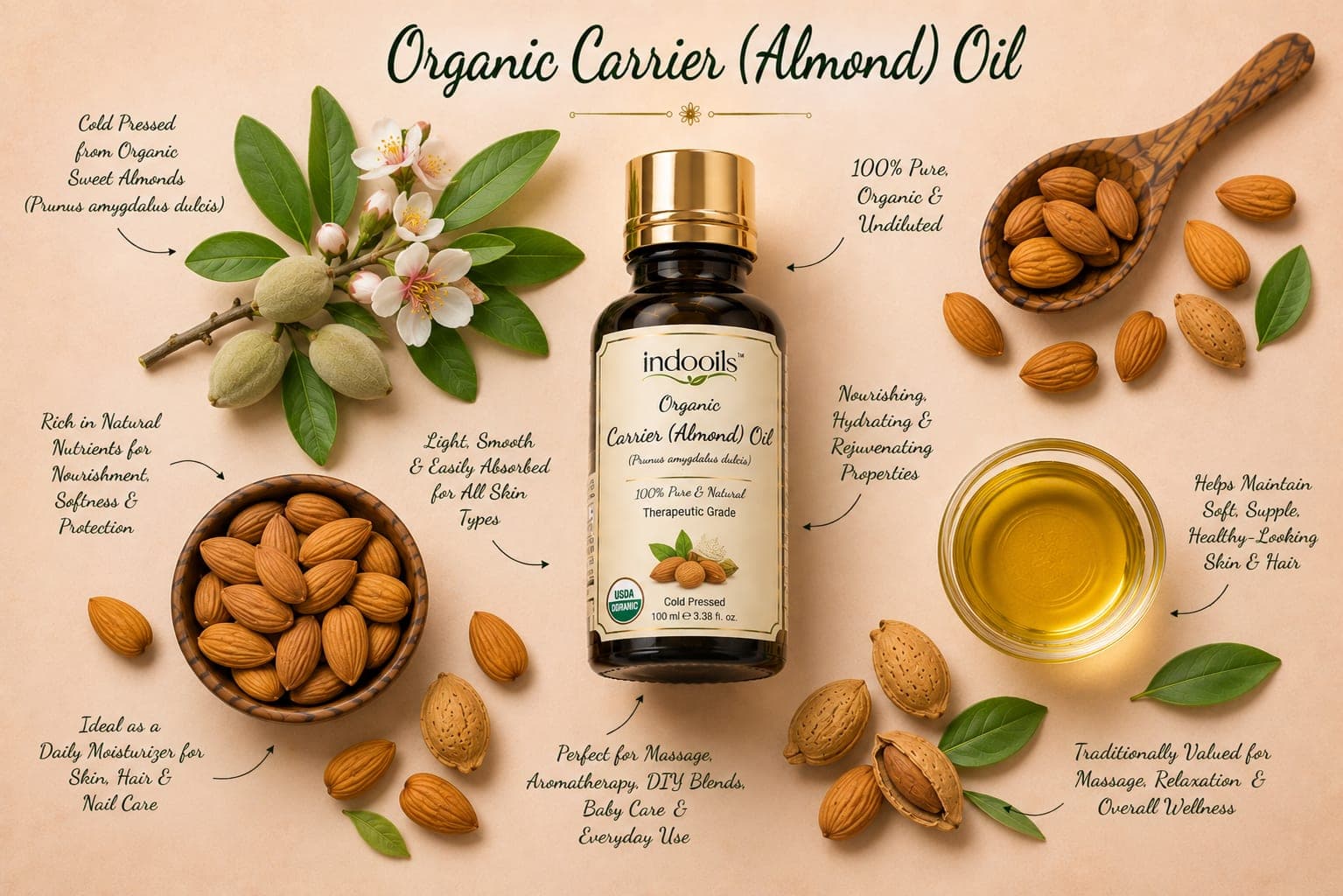organic carrier almond oil